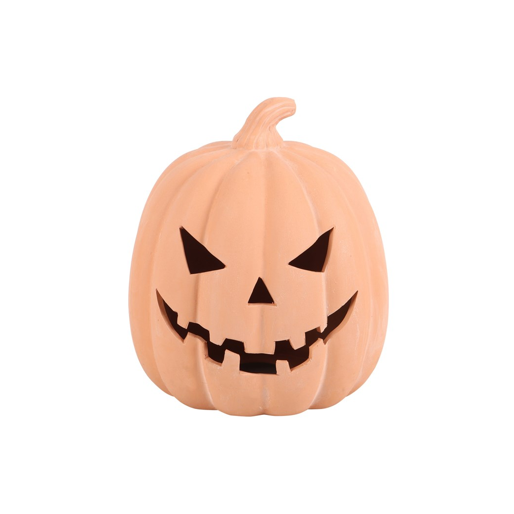 22cm Terracotta Pumpkin Ornament - view 2
