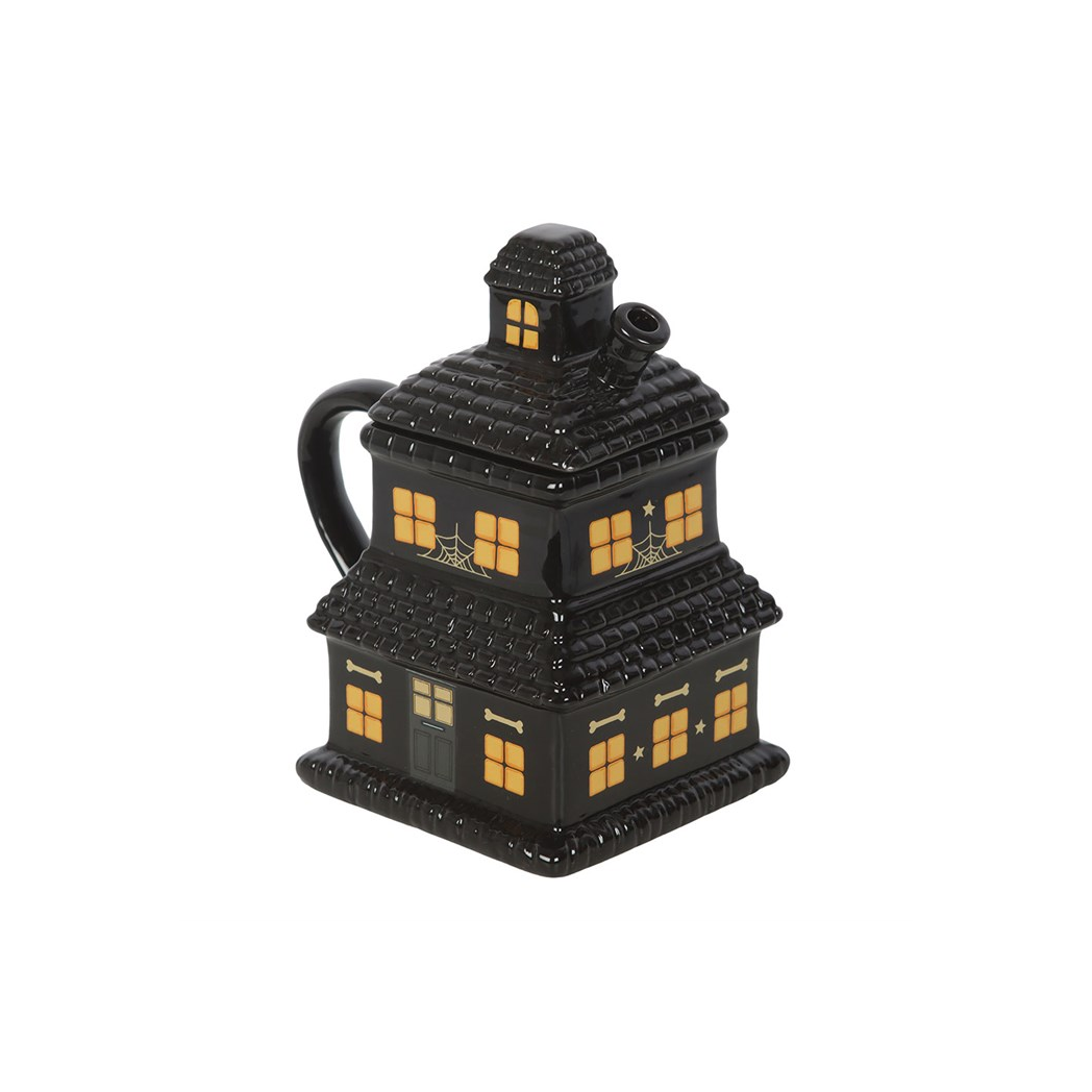 Black Haunted House Mug - view 4