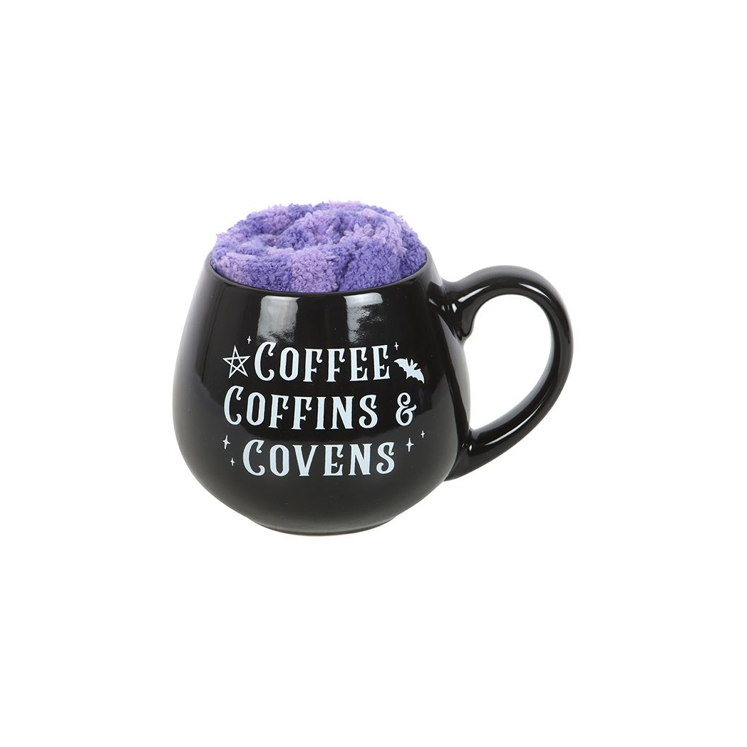 Coffee, Coffins & Covens Mug and Socks Set - view 4