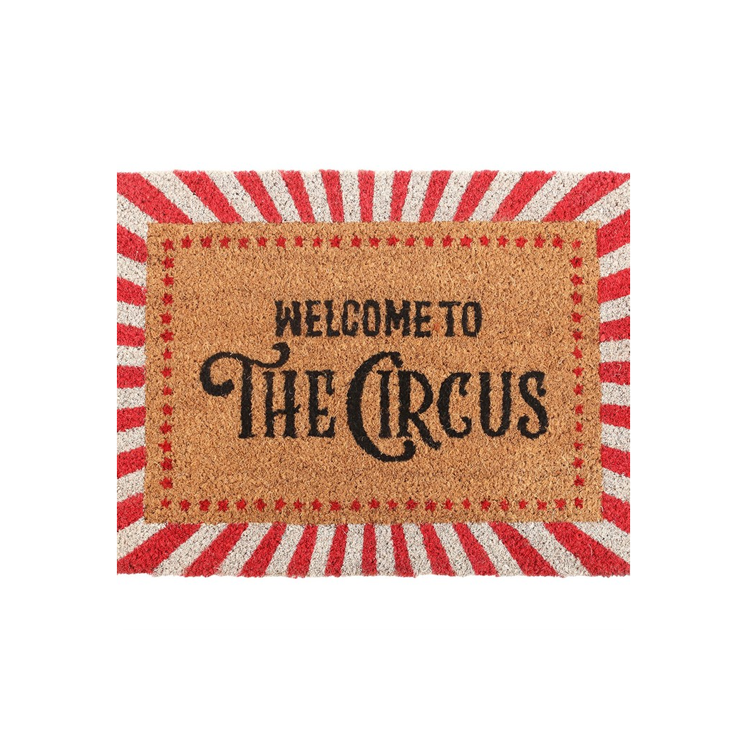 Red Welcome to the Circus Doormat - view 3