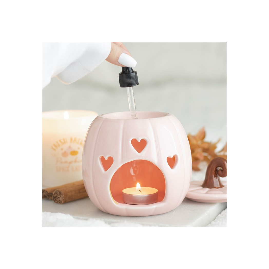 Pink Curly Pumpkin Oil Burner - view 2