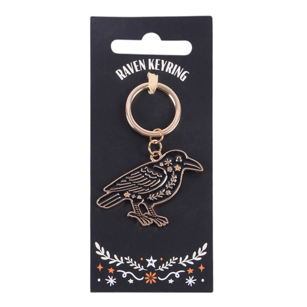 Folk Raven Keyring - view 2