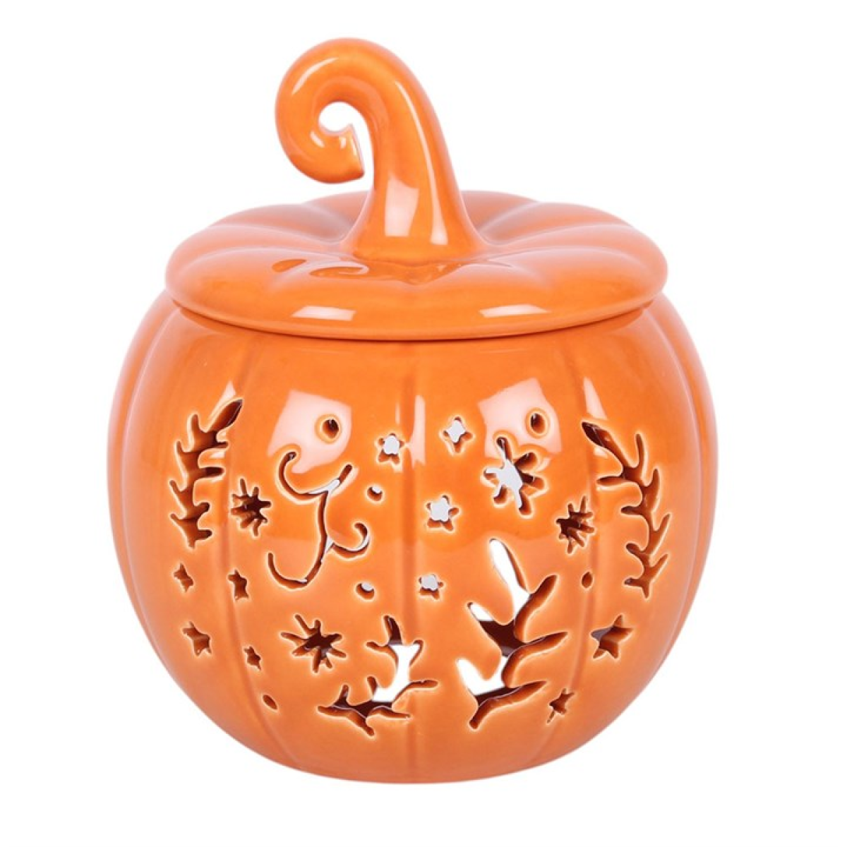 Orange Folk Pumpkin Oil Burner and Wax Warmer - view 2