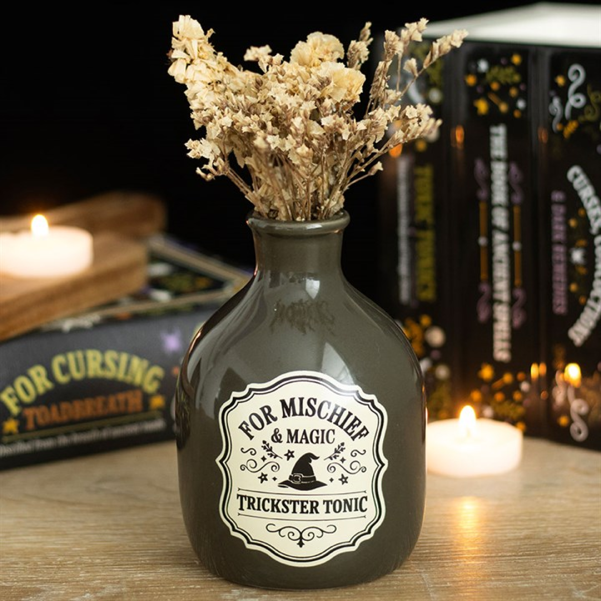 Mischief and Magic Potion Bottle Vase and Candle Holder - view 2