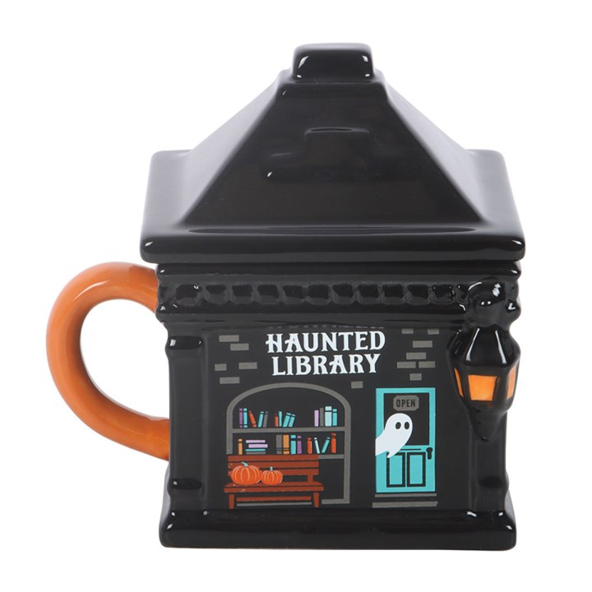 Haunted Library Lidded Mug - view 2