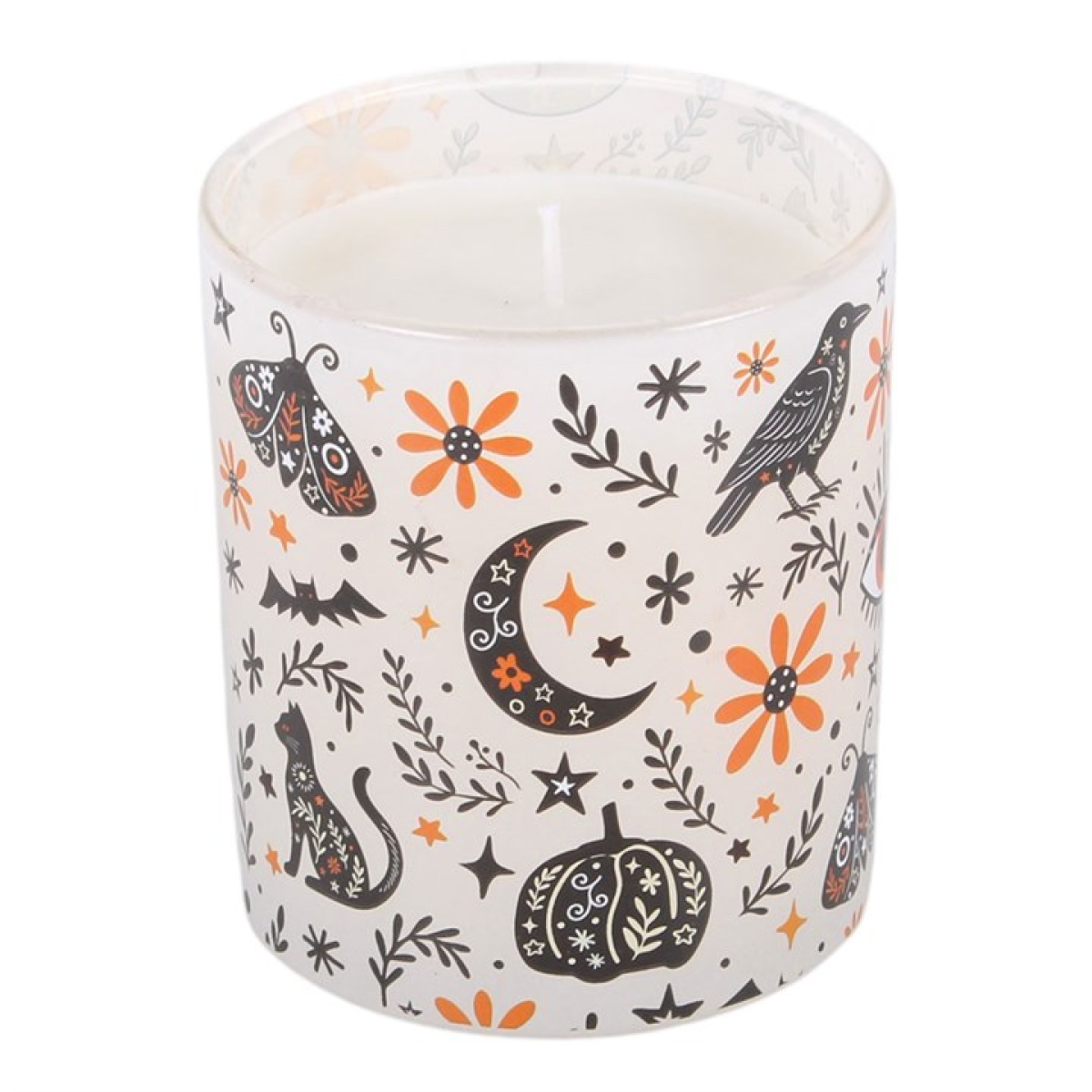 Frightful Folk Print Spiced Vanilla Scented Candle - view 2