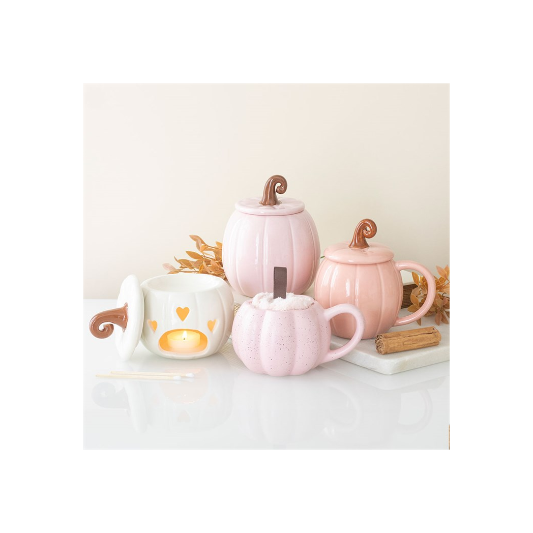 Pink Curly Pumpkin Oil Burner - view 6