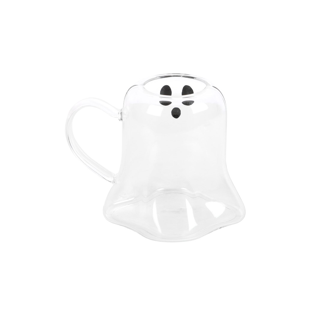 Ghost Shaped Glass Mug - view 4