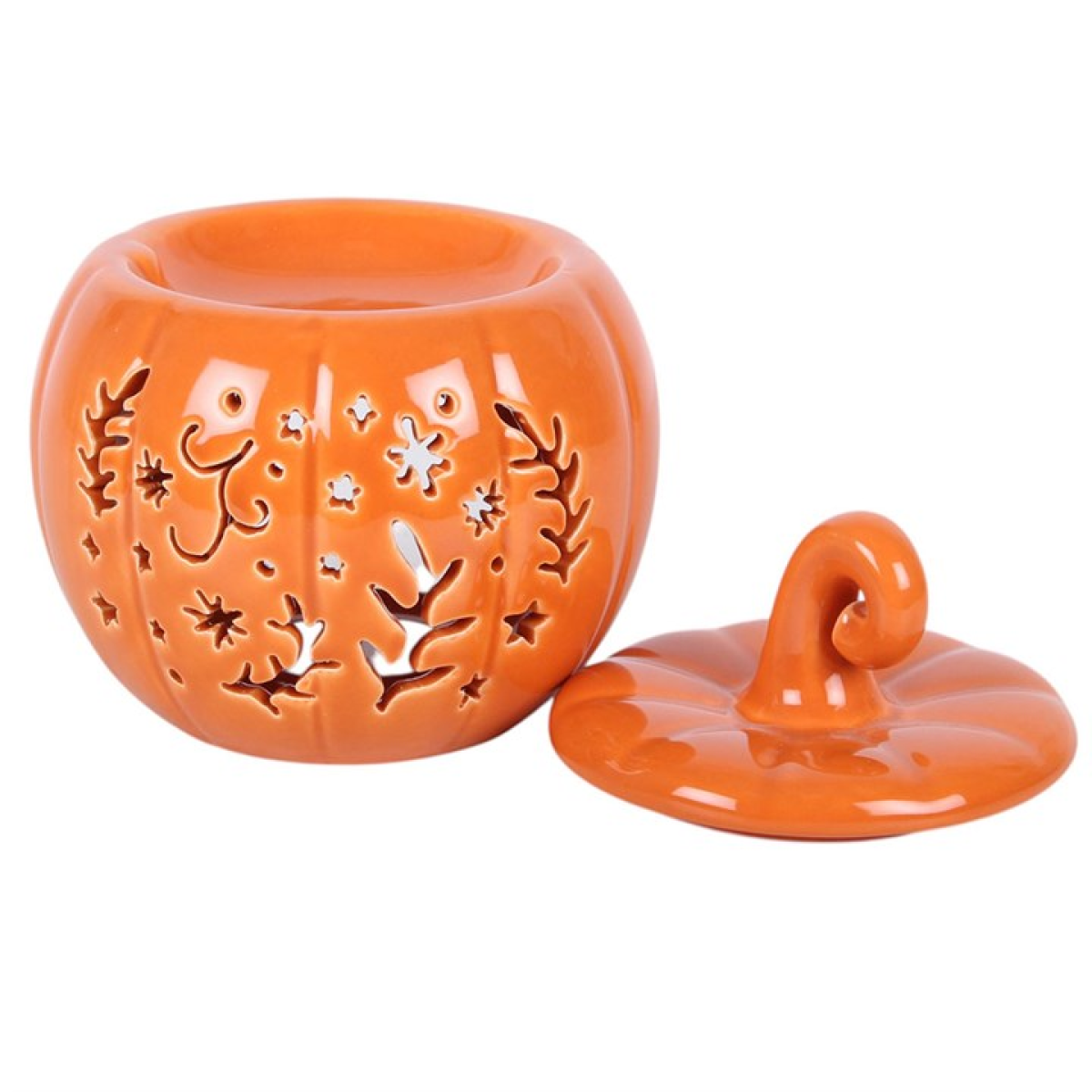 Orange Folk Pumpkin Oil Burner and Wax Warmer - view 3