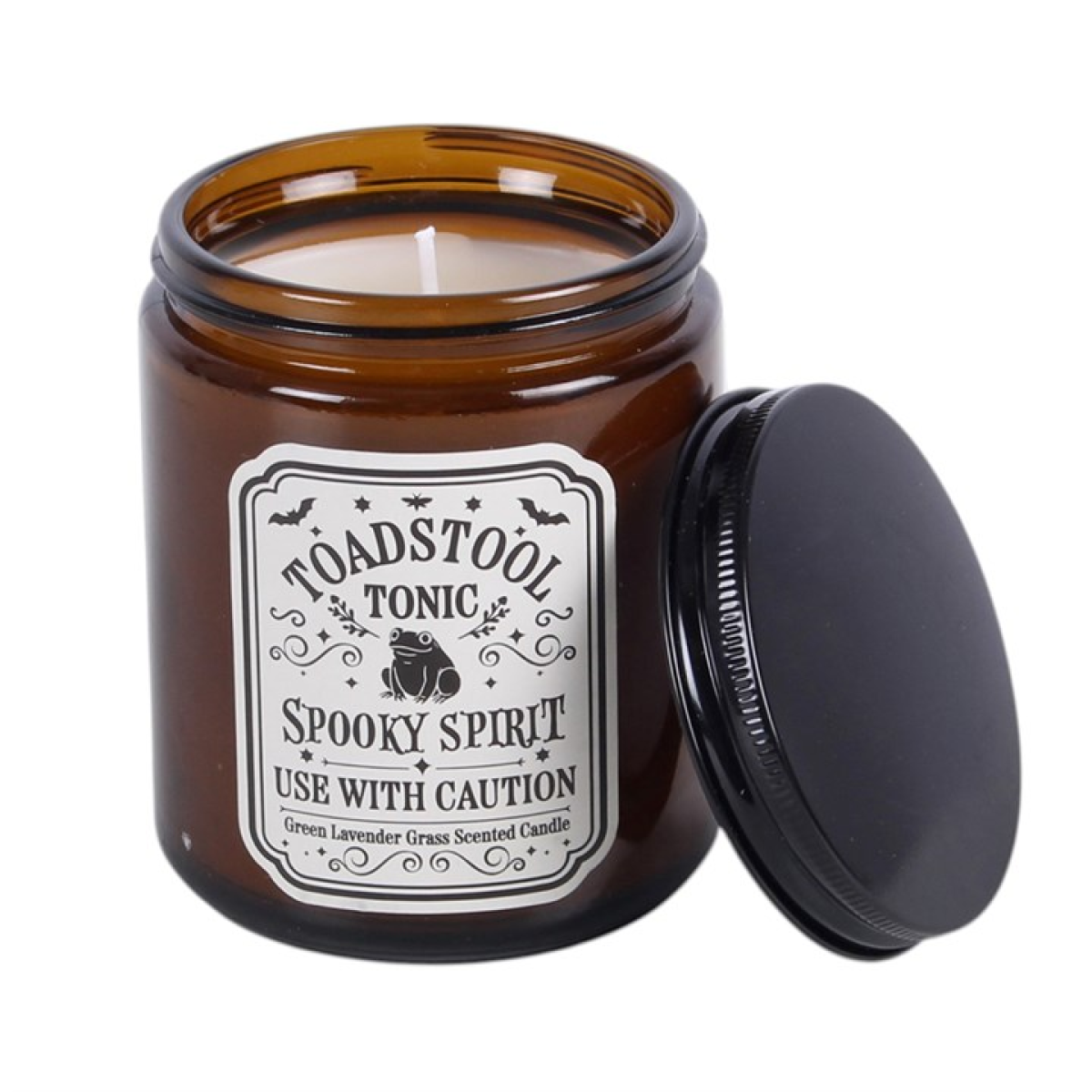 Toadstool Tonic Lavender Grass Candle - view 3