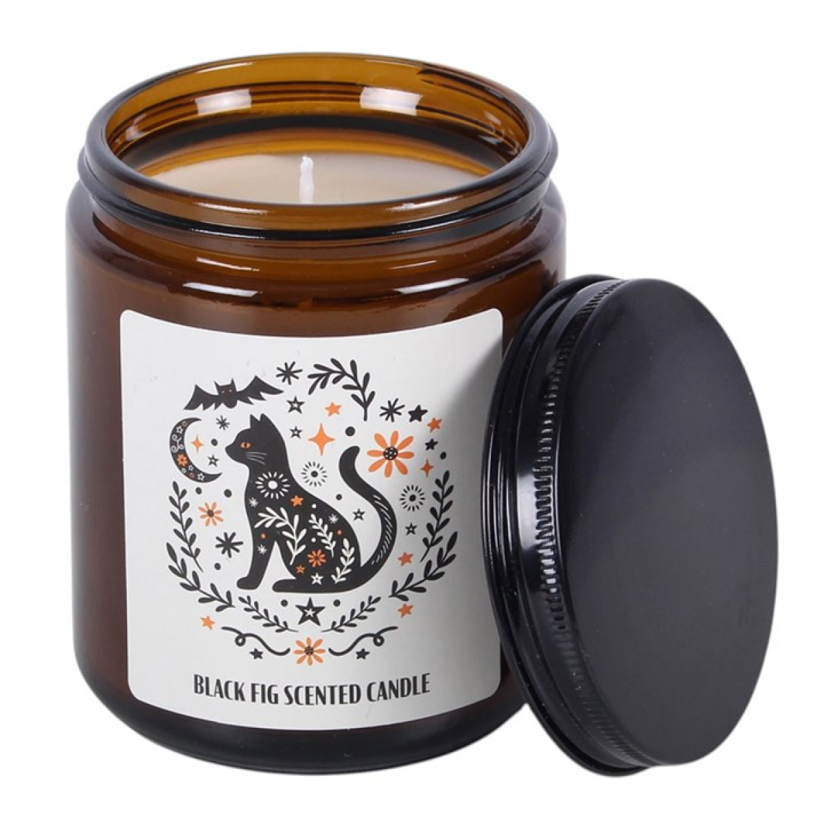 Frightful Folk Cat Black Fig Scented Candle - view 3