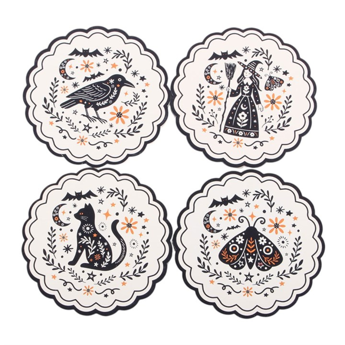 Frightful Folk Coaster Set - view 3