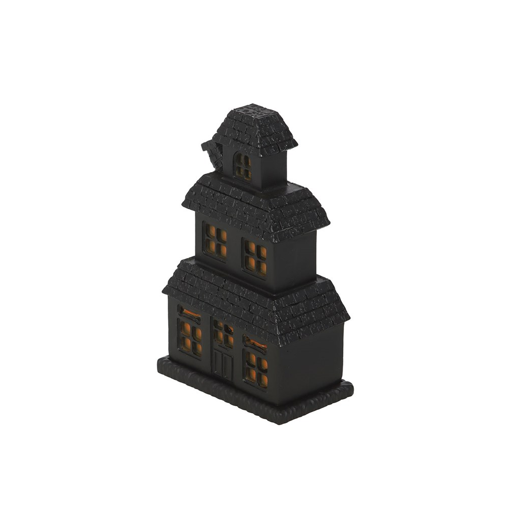Black Haunted House Incense Cone Holder - view 4