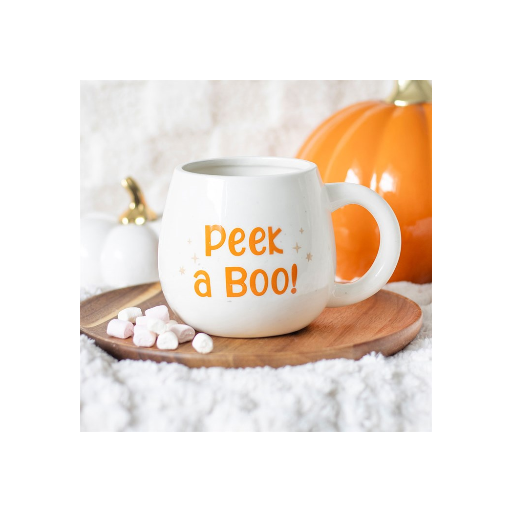Peekaboo Ghost Rounded Mug - view 2