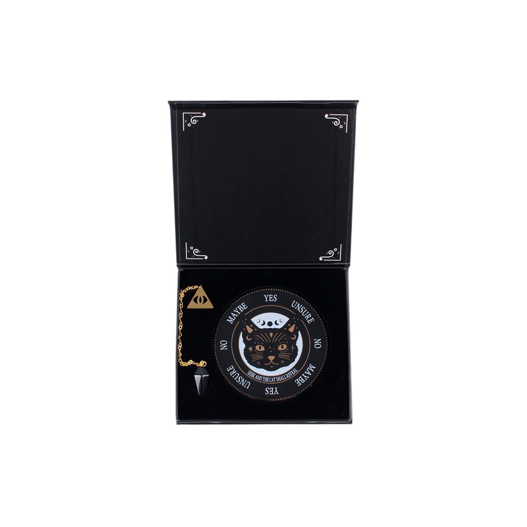 Black Cat Magick Pendulum Divination Kit - view 4
