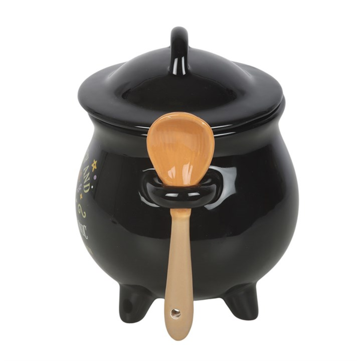 Mischief and Magic Cauldron Soup Bowl with Spoon - view 4