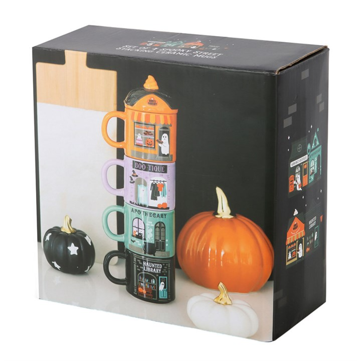 Spooky Street Stacking Mug Set - view 4