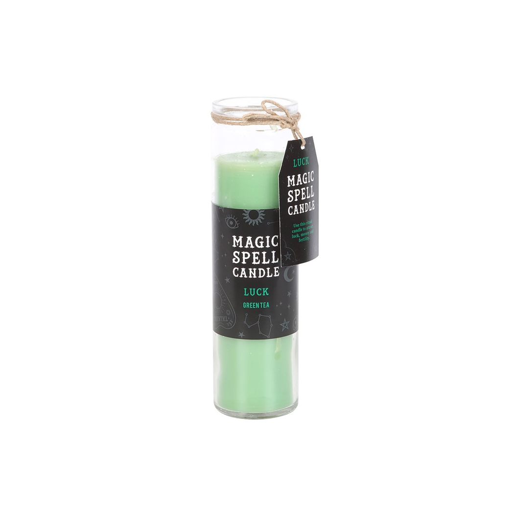 Luck Green Tea Magic Spell Tube Candle - view 2