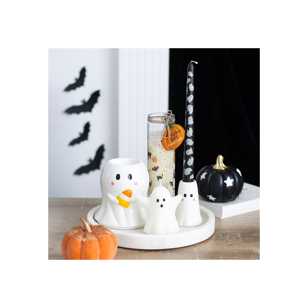 Candy Corn Ghost Oil Burner and Wax Warmer - view 5