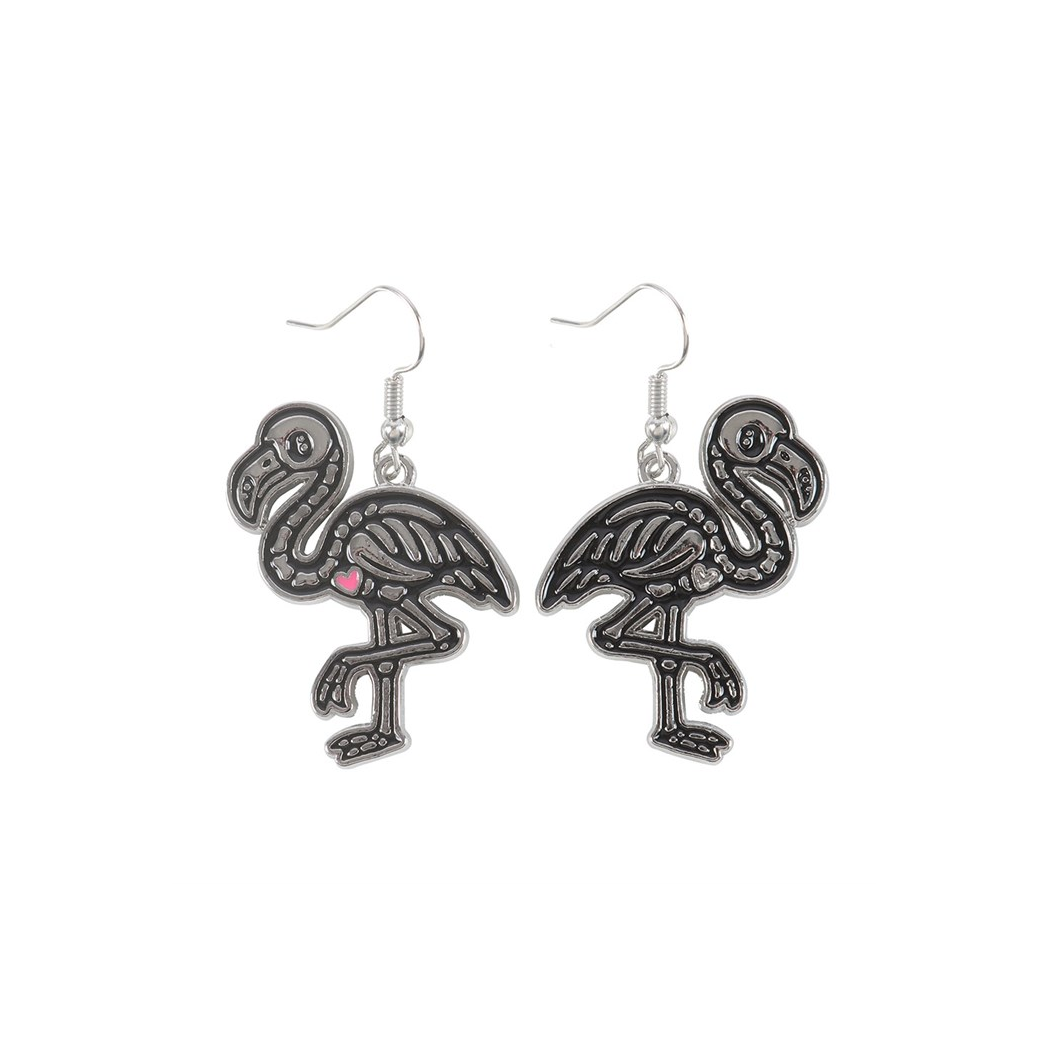 Flamin-goth Enamel Dangle Earrings - view 3