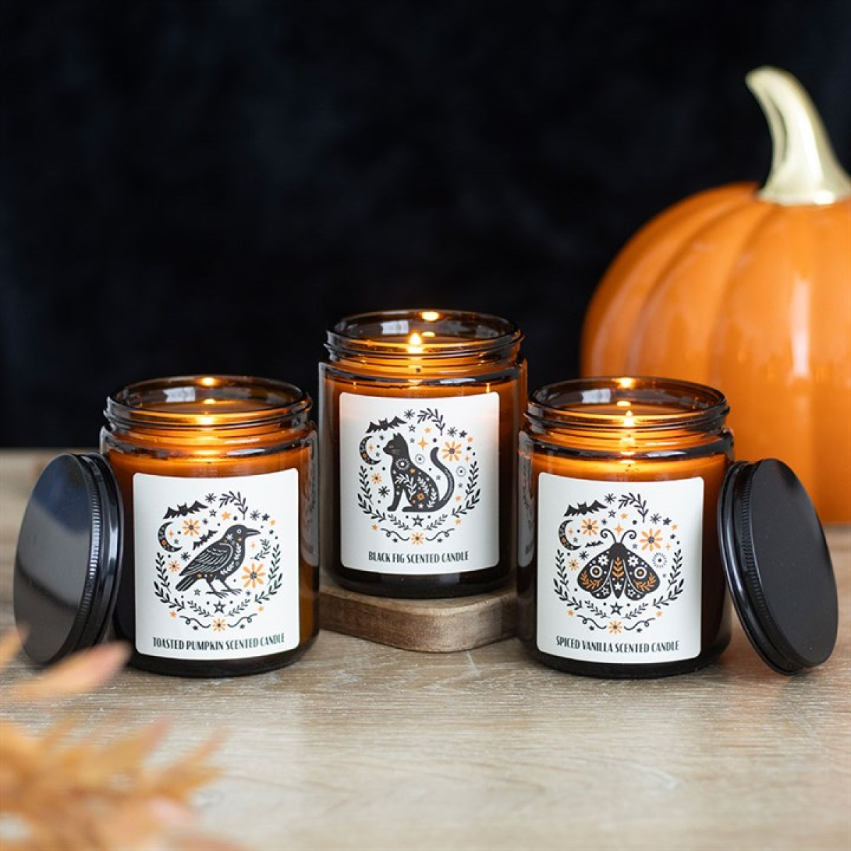 Frightful Folk Cat Black Fig Scented Candle - view 5