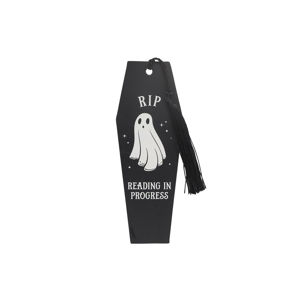 RIP Reading In Progress Coffin Bookmark - view 2