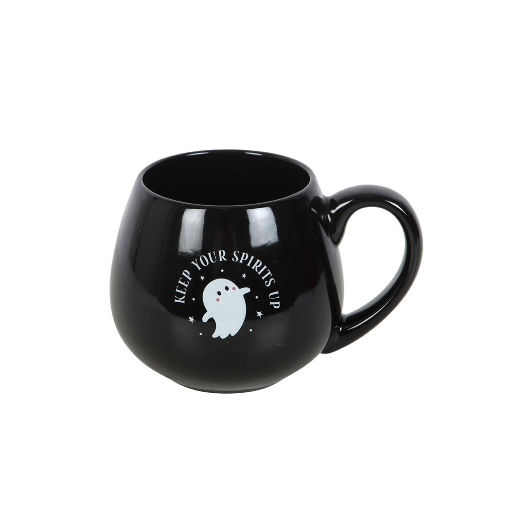Keep Your Spirits Up Rounded Ghost Mug - view 4