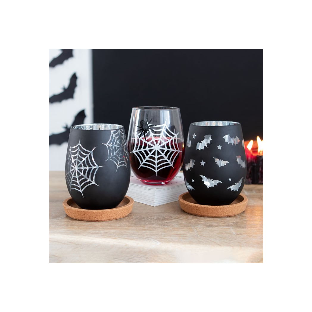 Bat Stemless Wine Glass - view 5