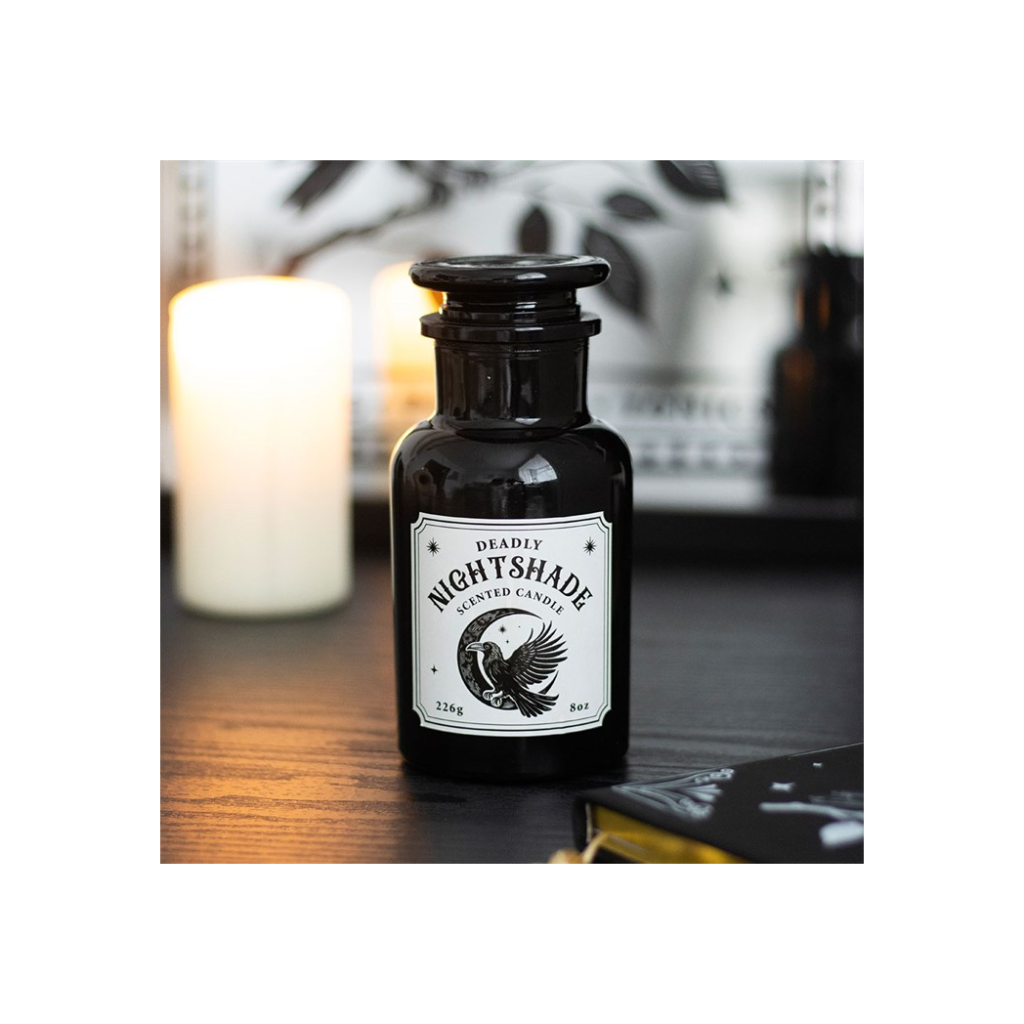 Mystic Raven Deadly Nightshade Apothecary Candle