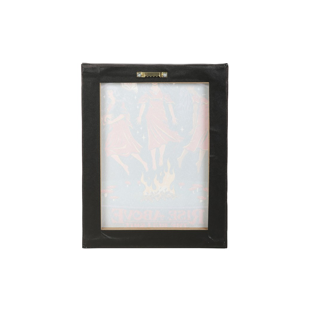 19x25cm Rise Above the Bullshit Canvas Plaque by Steven Rhodes - view 4