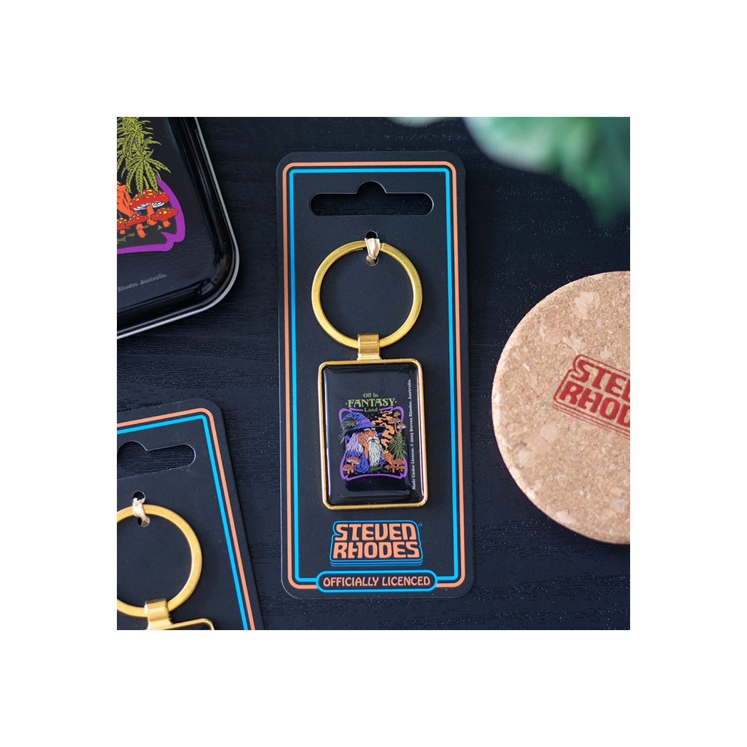 Fantasy Land Keyring by Steven Rhodes