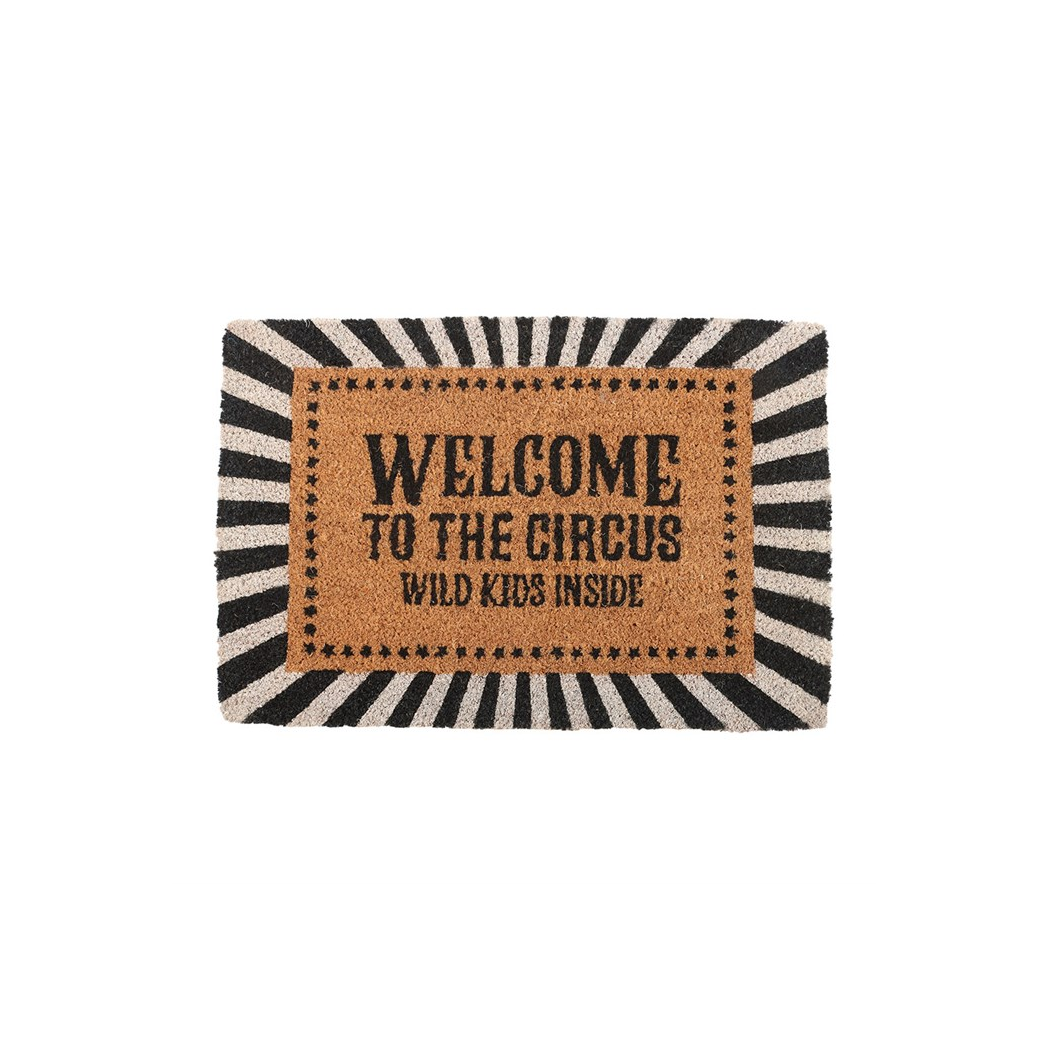 Black Welcome to the Circus Doormat - view 2