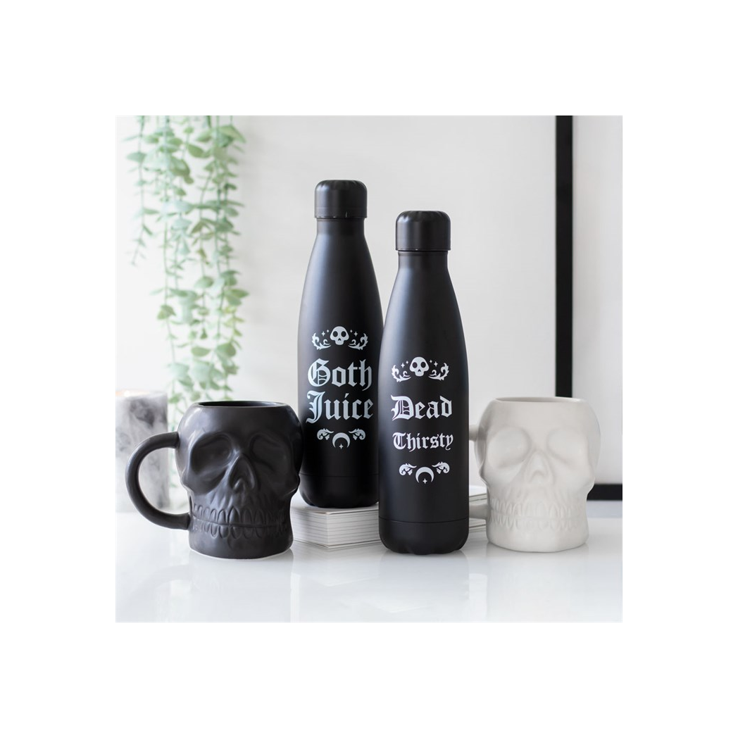 Matte White Skull Mug - view 5