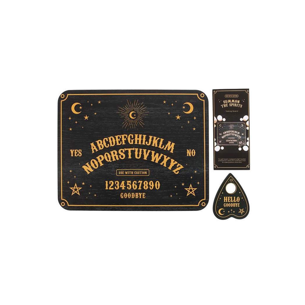 Black Talking Board with Planchette - view 2