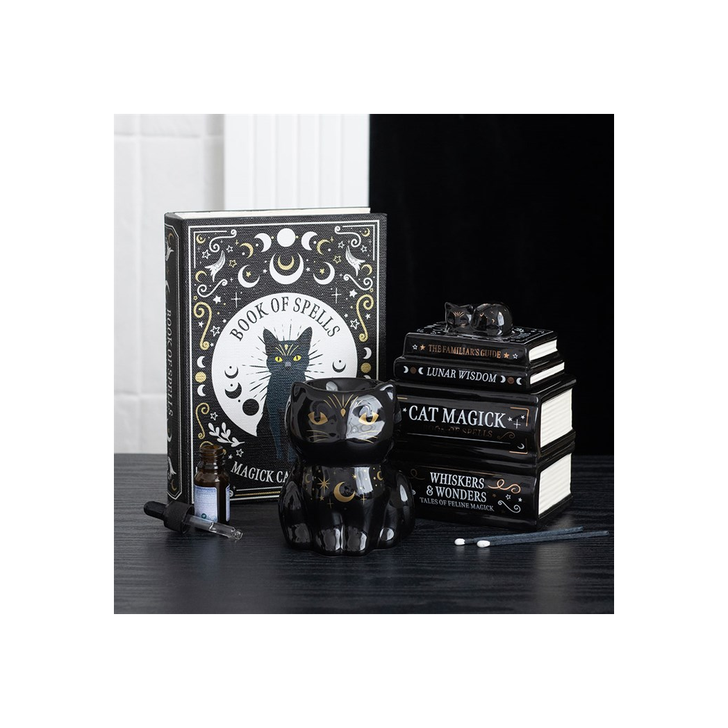Black Cat Magick Oil Burner - view 5