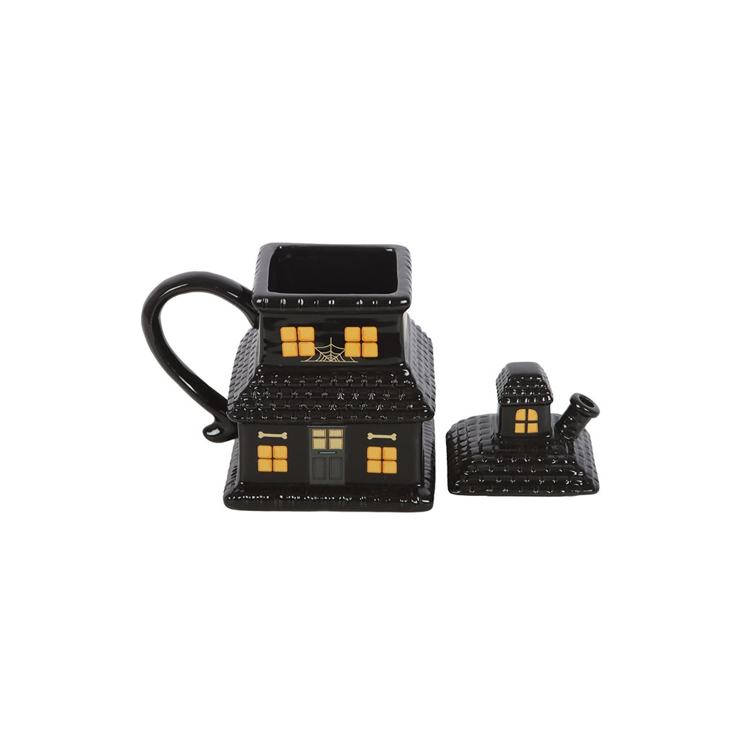 Black Haunted House Mug - view 3