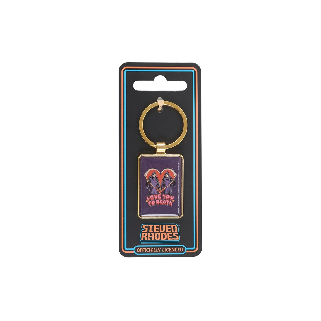 Love You To Death Keyring by Steven Rhodes - view 2