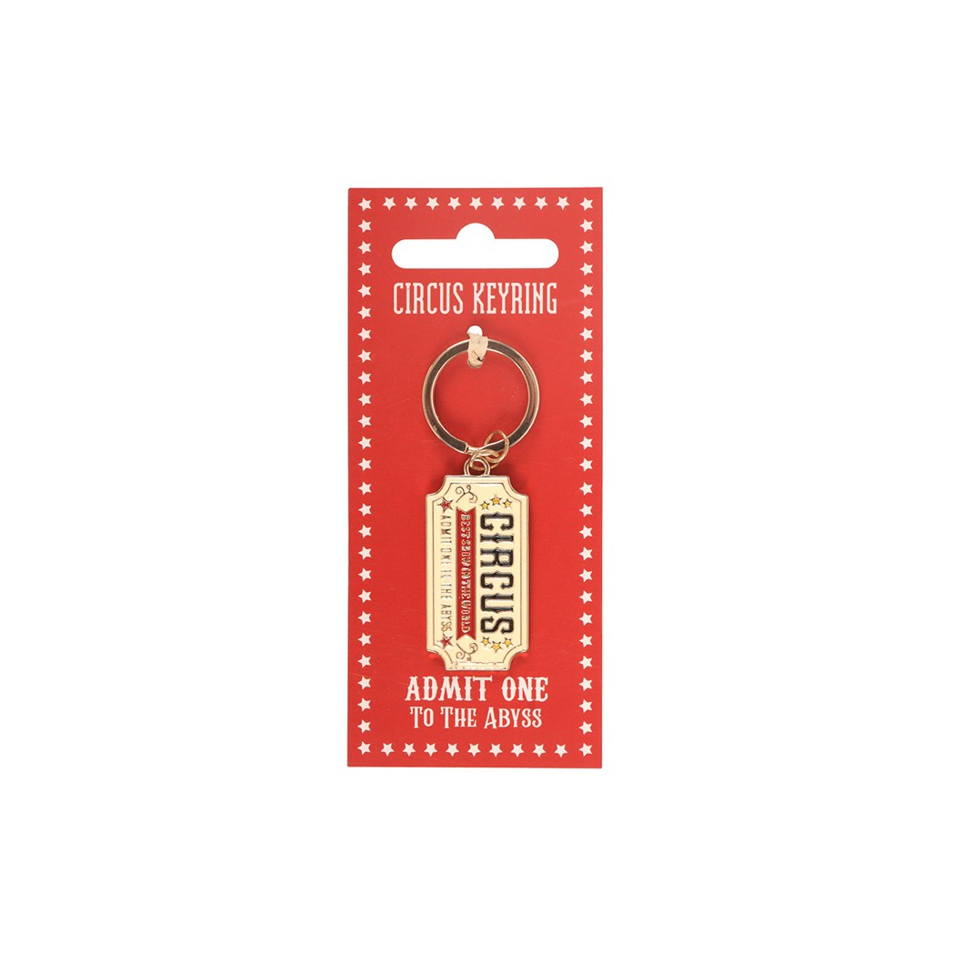 Admit One to the Abyss Circus Ticket Keyring - view 2