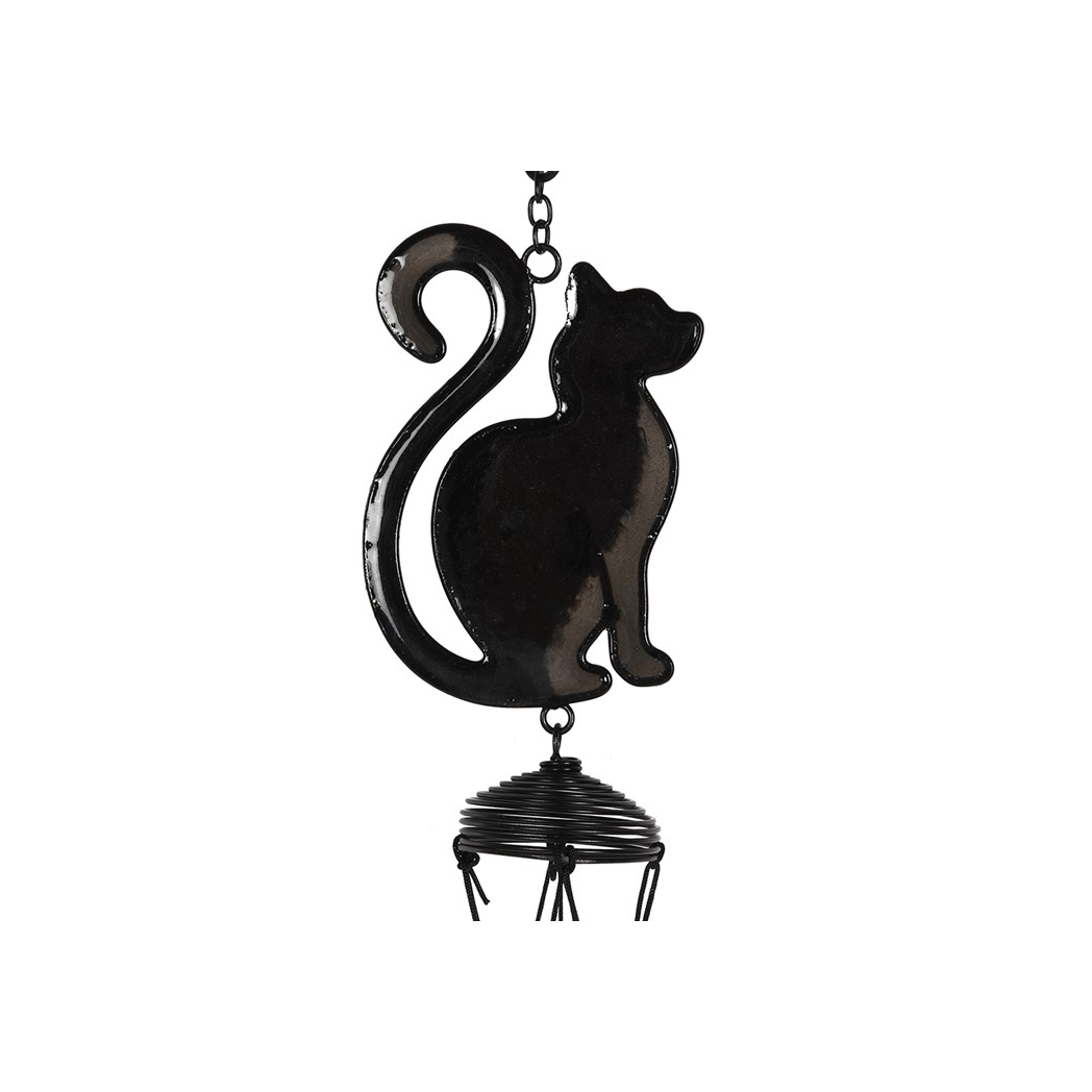 Black Cat Profile Windchime - view 2