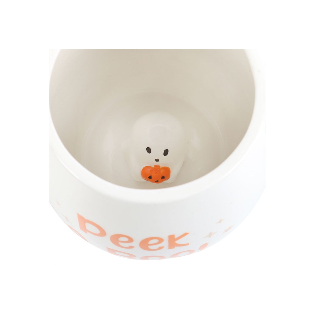 Peekaboo Ghost Rounded Mug - view 5