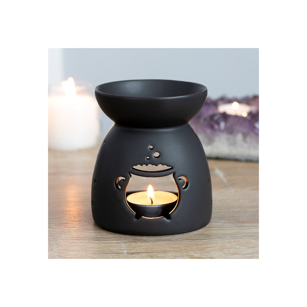 Black Cauldron Cut Out Oil Burner - view 4