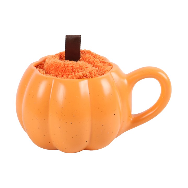 Pumpkin Shaped Mug and Socks Set - view 3