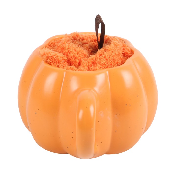 Pumpkin Shaped Mug and Socks Set - view 4