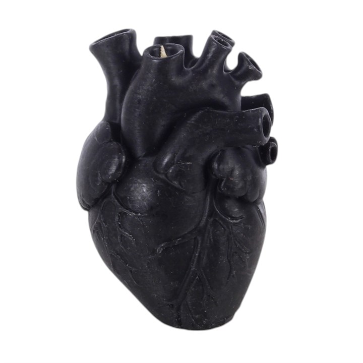 Black Vampire Heart Candle - view 2
