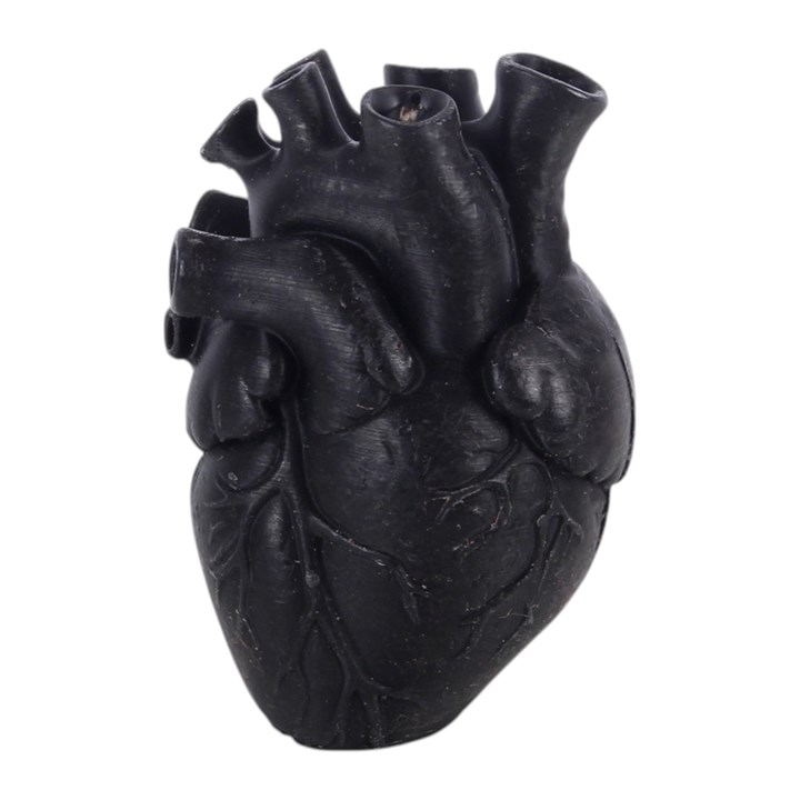 Black Vampire Heart Candle - view 4