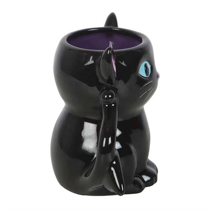 Cute and Creepy Bat Cat Mug - view 3