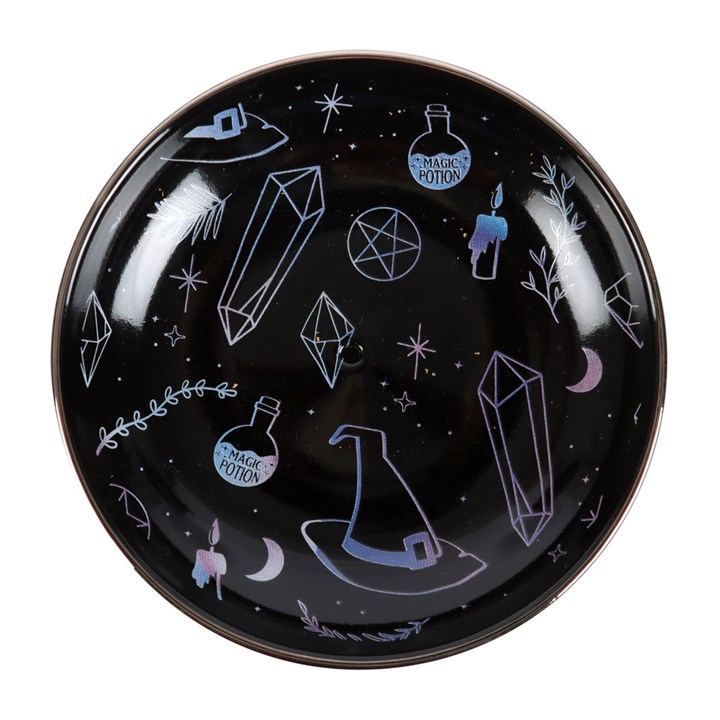 Crystal Witch Incense Holder Plate - view 3