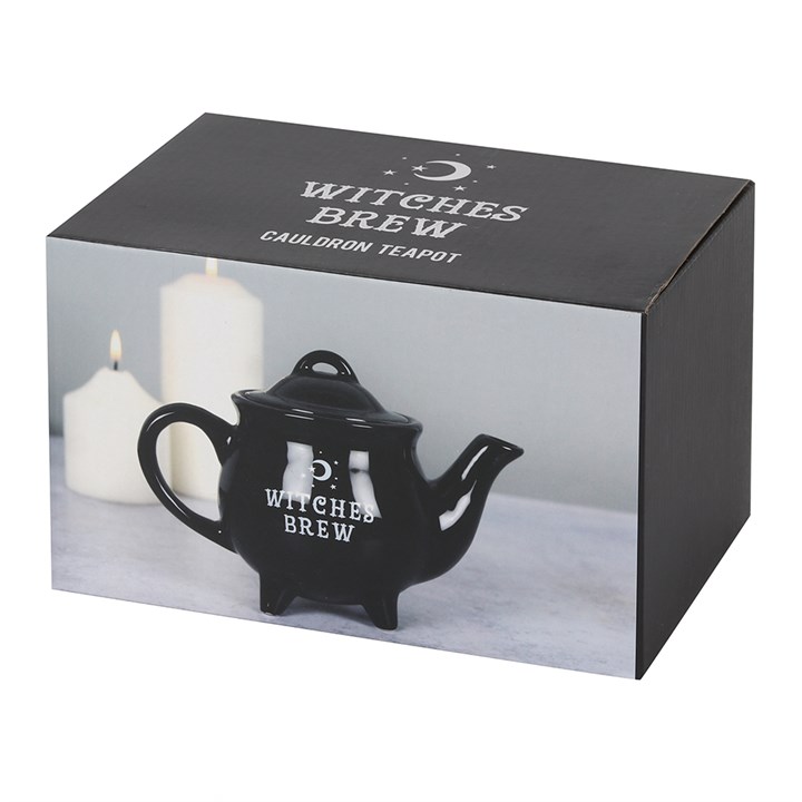 Witches Brew Black Ceramic Tea Pot - view 4