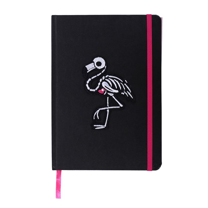 Flamin-goth A5 Notebook with Patch and Sticker Sheet - view 2