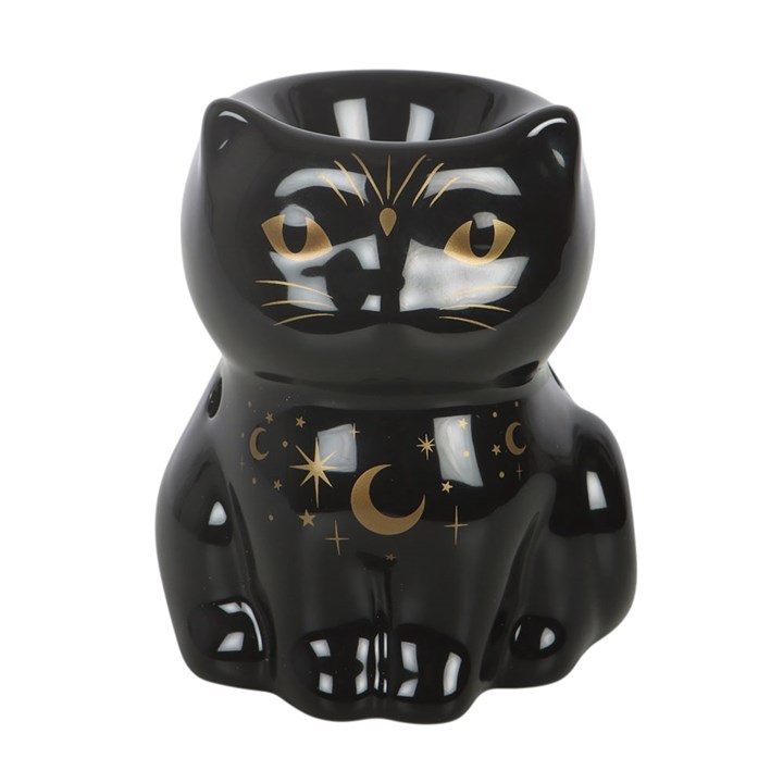 Black Cat Magick Oil Burner - view 2